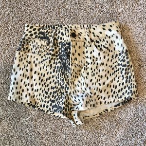 Leopard shorts